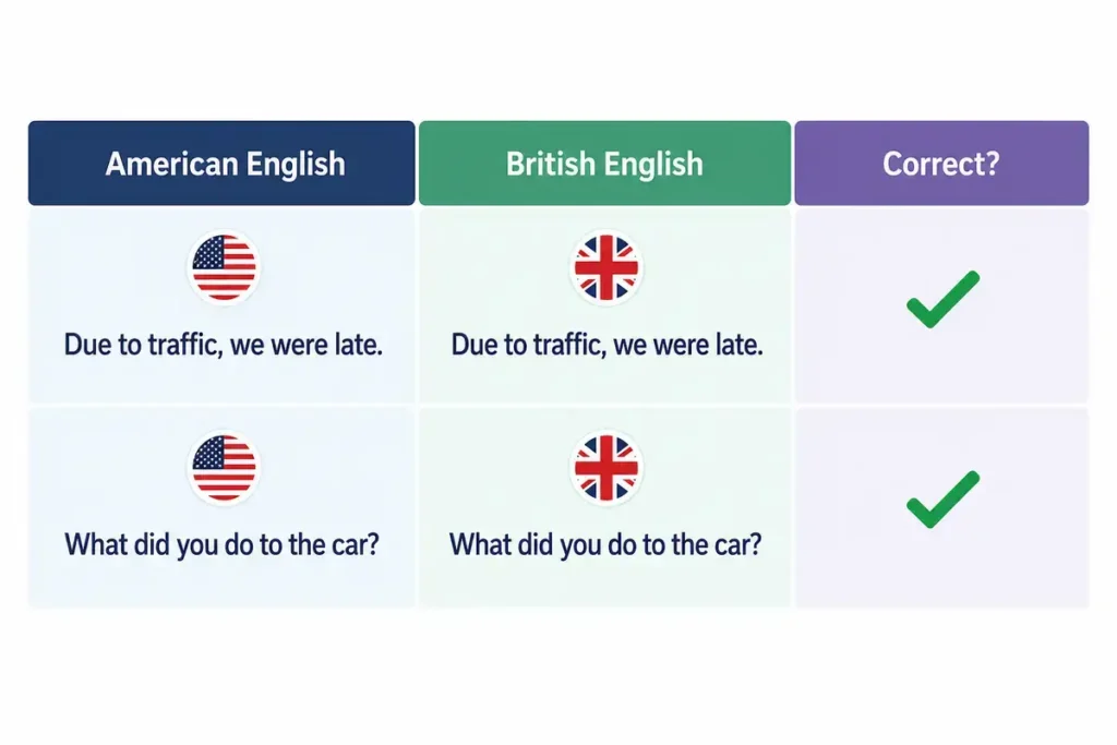 American and British English