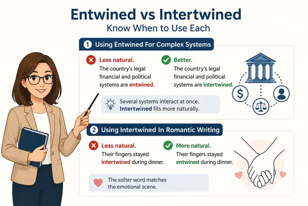 Entwined Vs Intertwined Common Mistakes