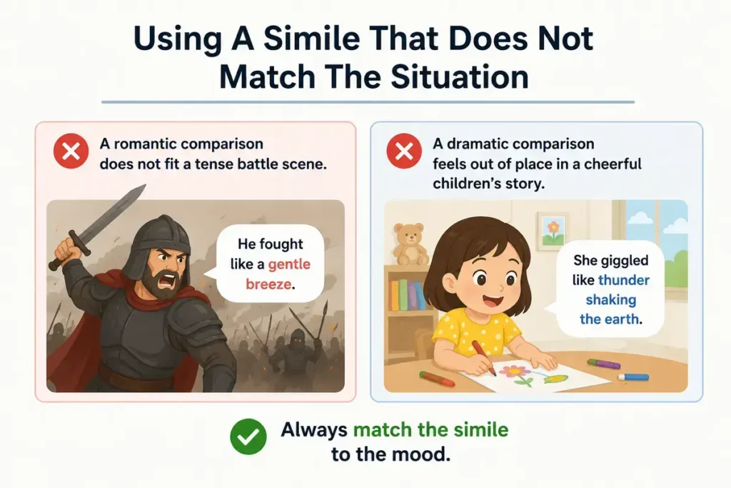 Common Mistakes When Using Similes For Red