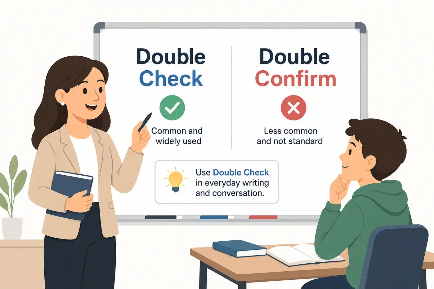 Double Check Vs Double Confirm Which Is Correct