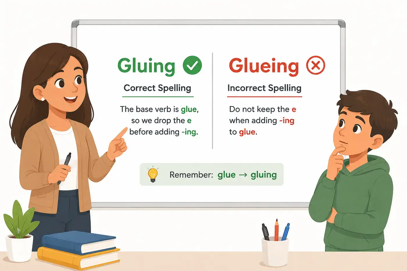 Gluing Vs Glueing Which Spelling Is Correct