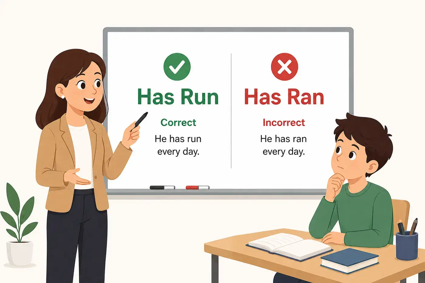 Has Run Vs Has Ran Which One Is Correct