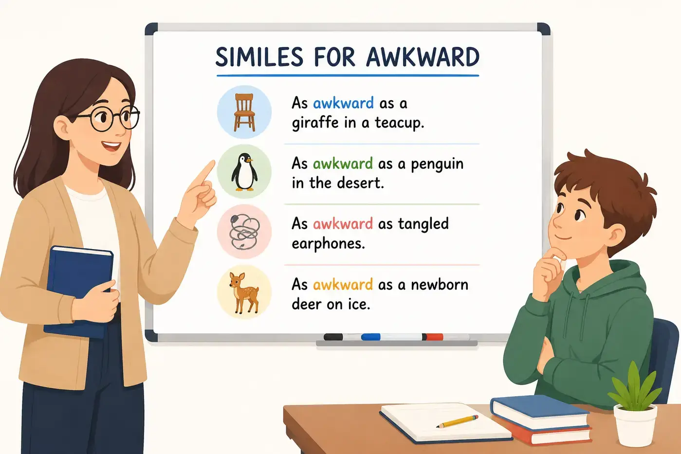 Similes For Awkward With Creative Examples