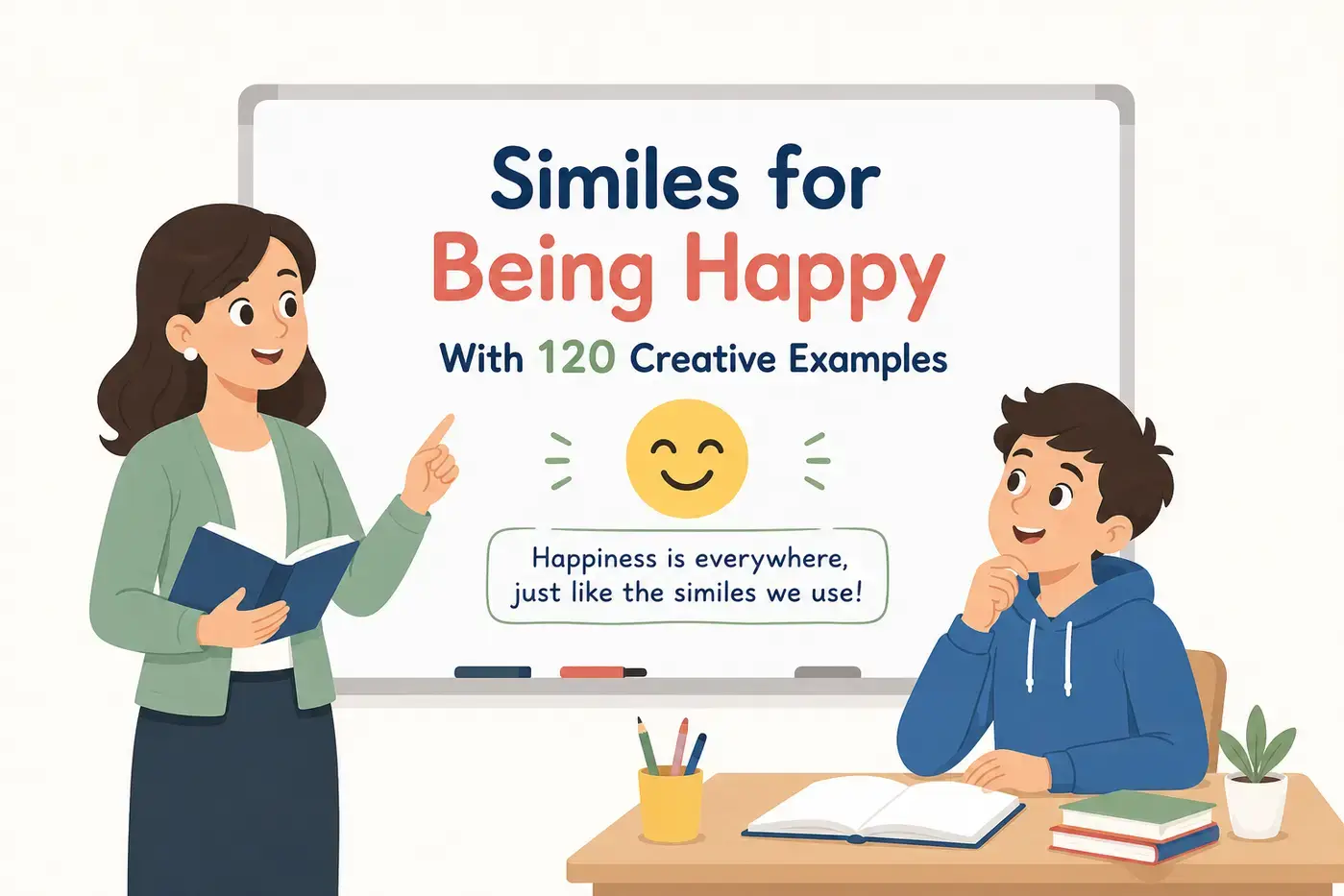 Similes for Being Happy With 120 Creative Examples