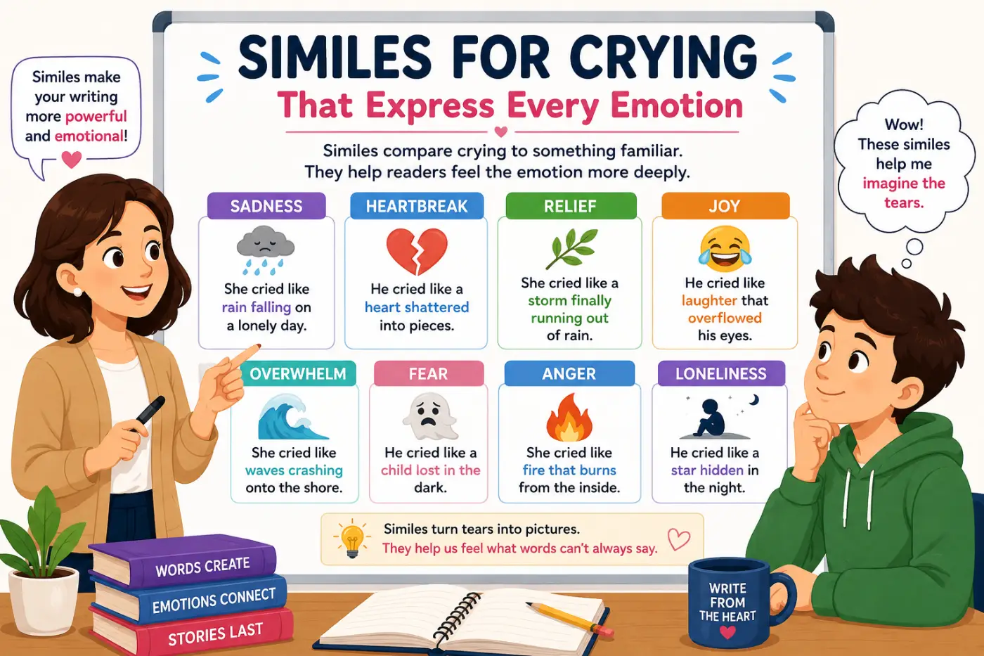 Similes For Crying That Express Every Emotion