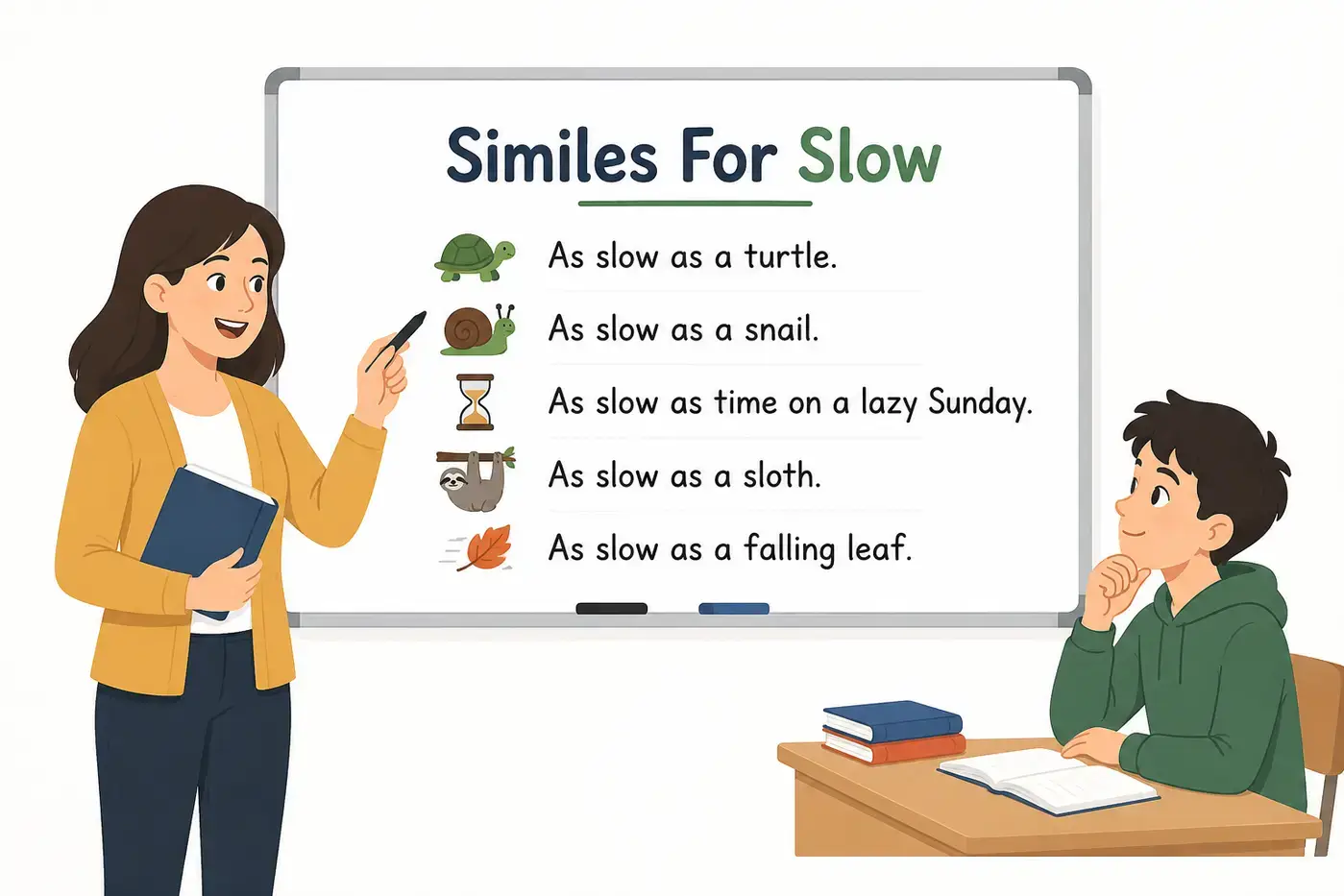 Similes For Slow With Creative Examples
