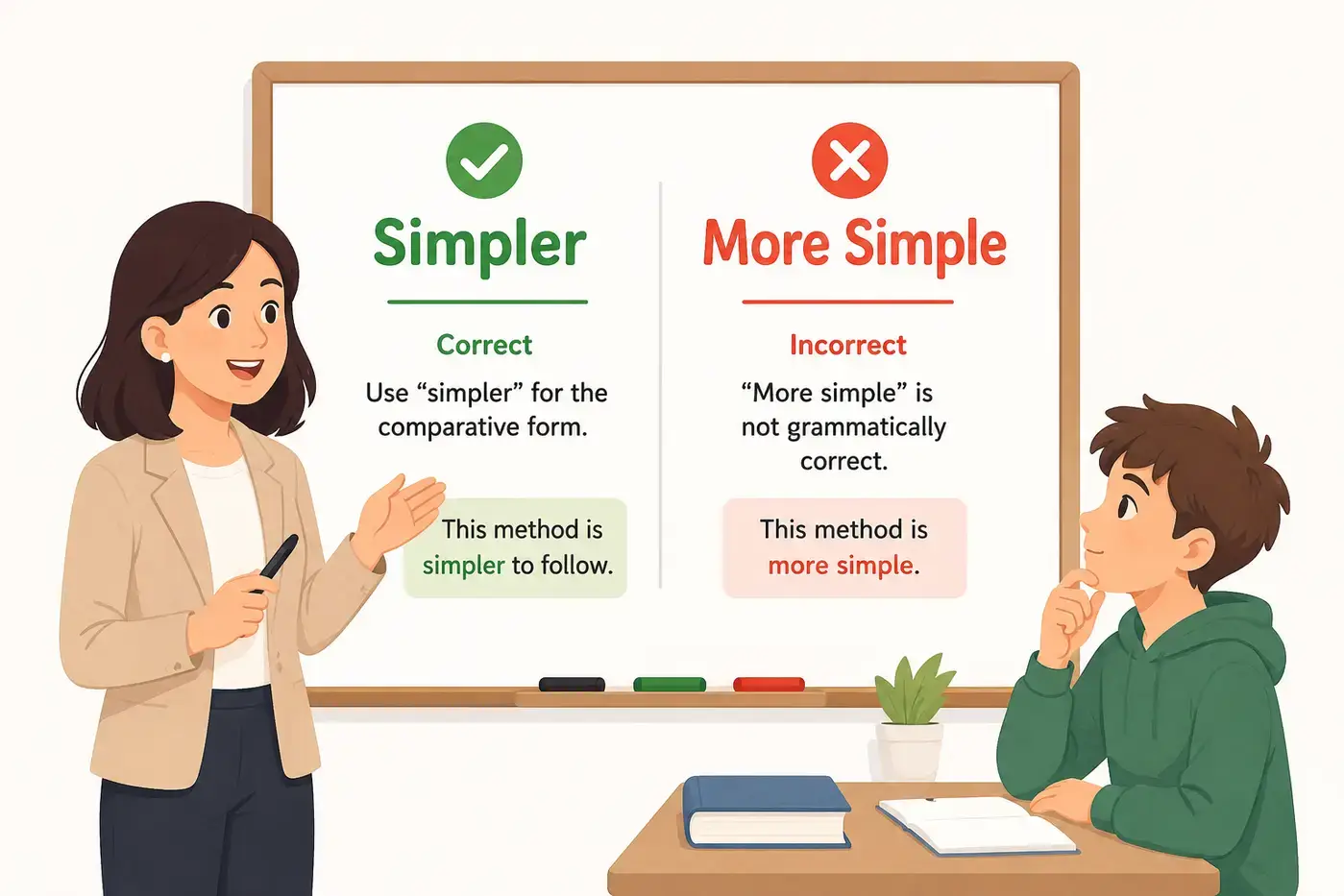 Simpler Vs More Simple Which One Should You Use