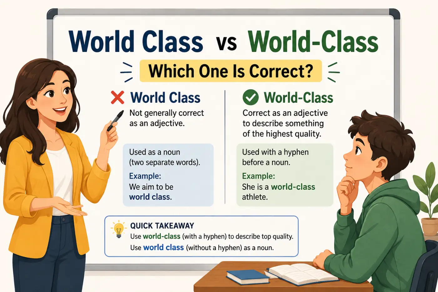 World Class vs World-Class Which One Is Correct