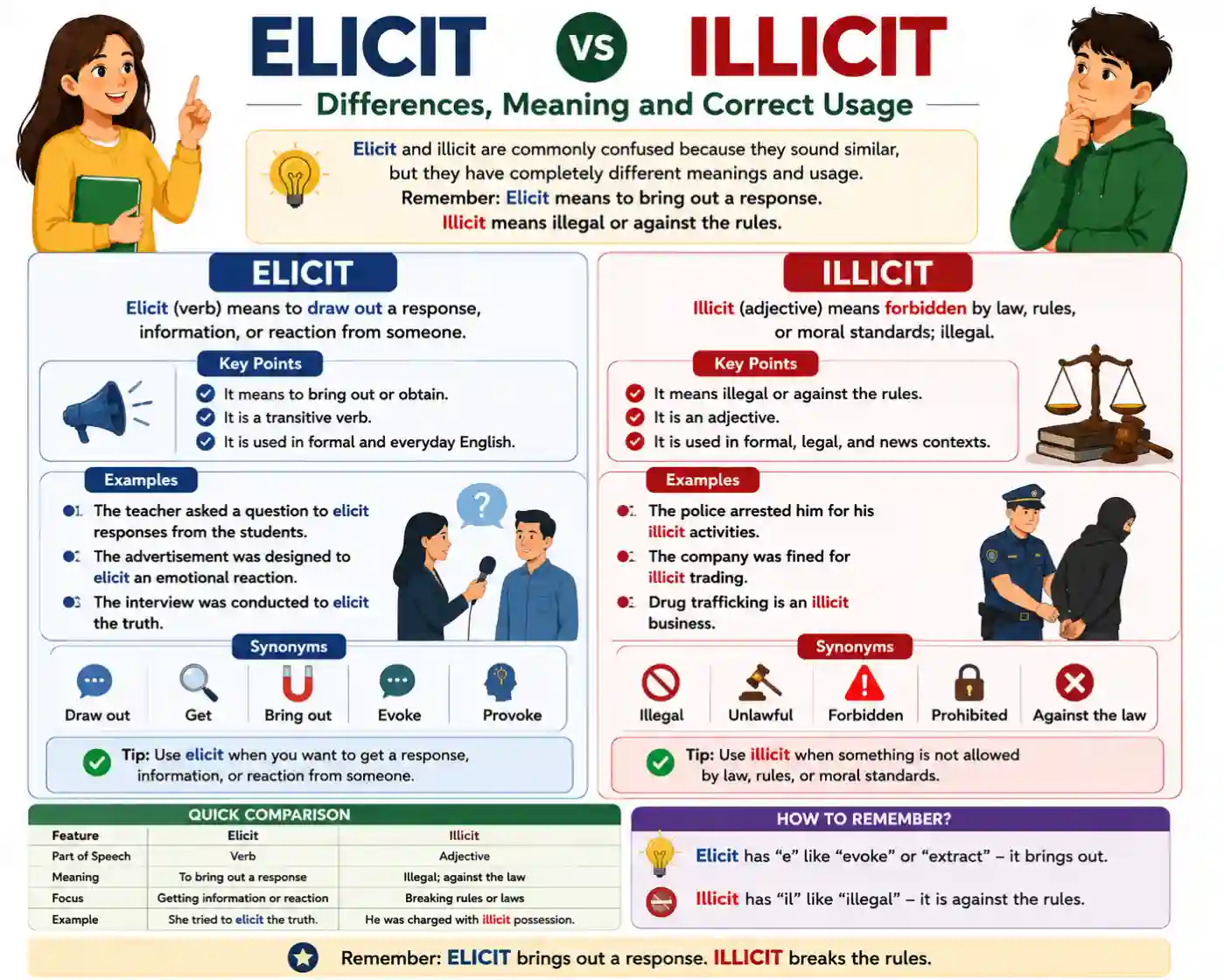 Elicit vs Illicit Differences Meaning and Correct Usage