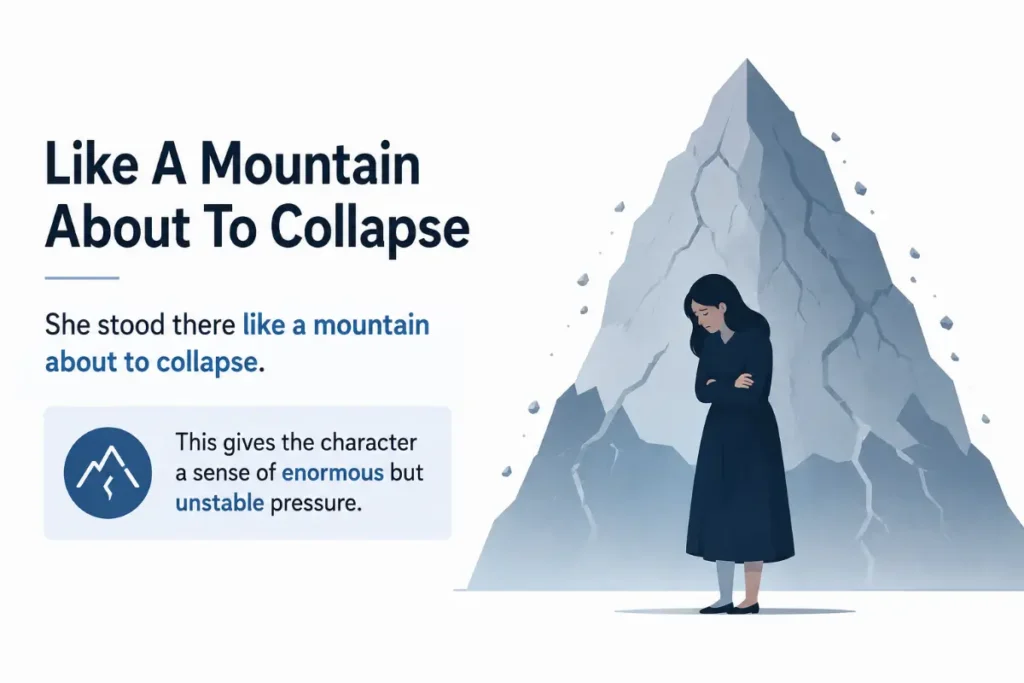 Like A Mountain About To Collapse