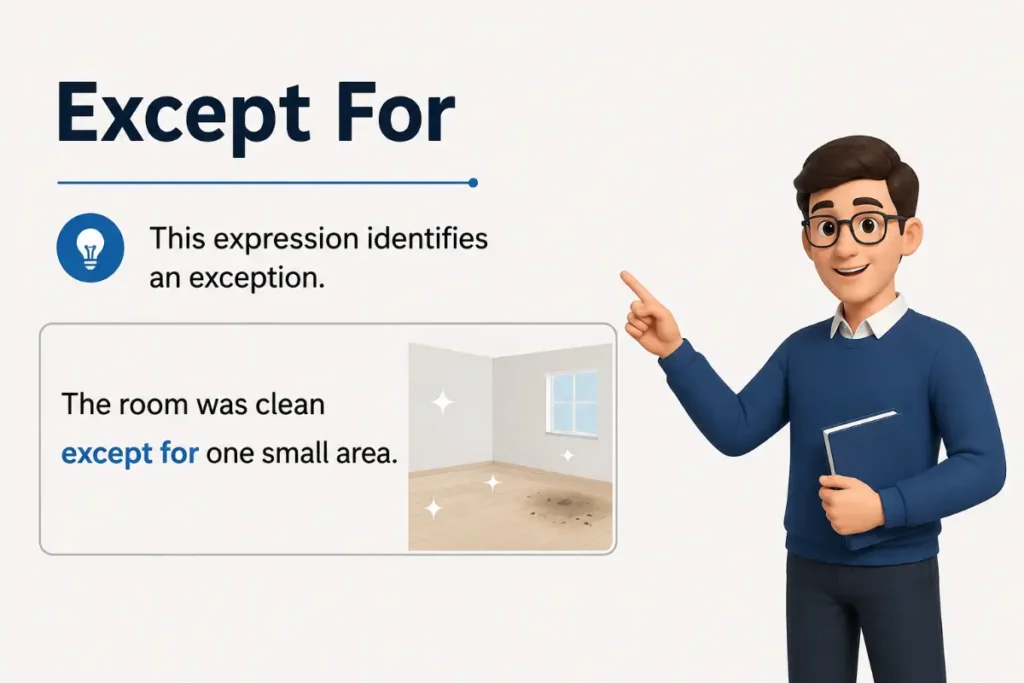 Related Expressions With Except