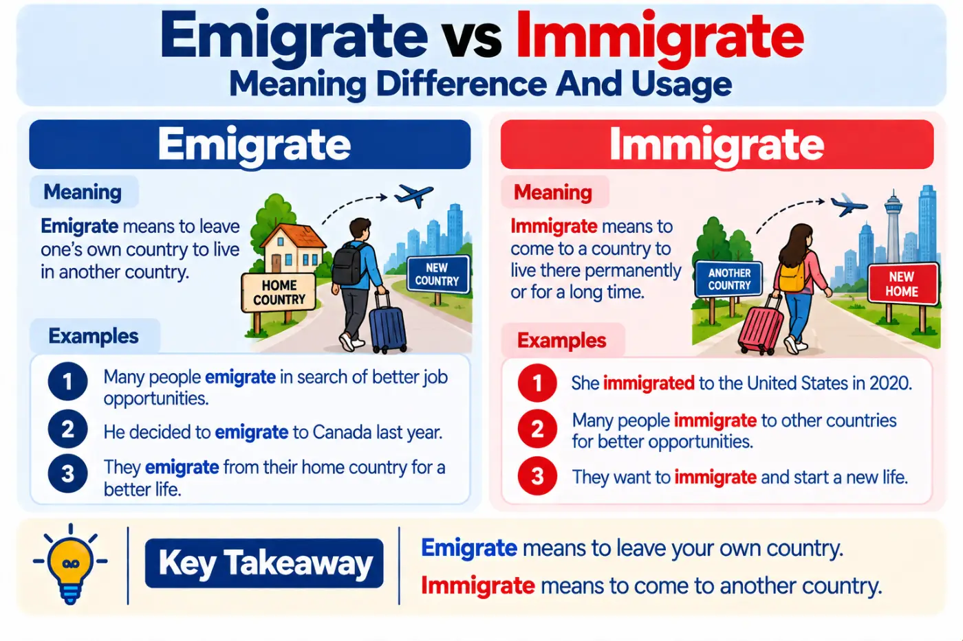 emigrate vs immigrate Meaning Difference And Usage