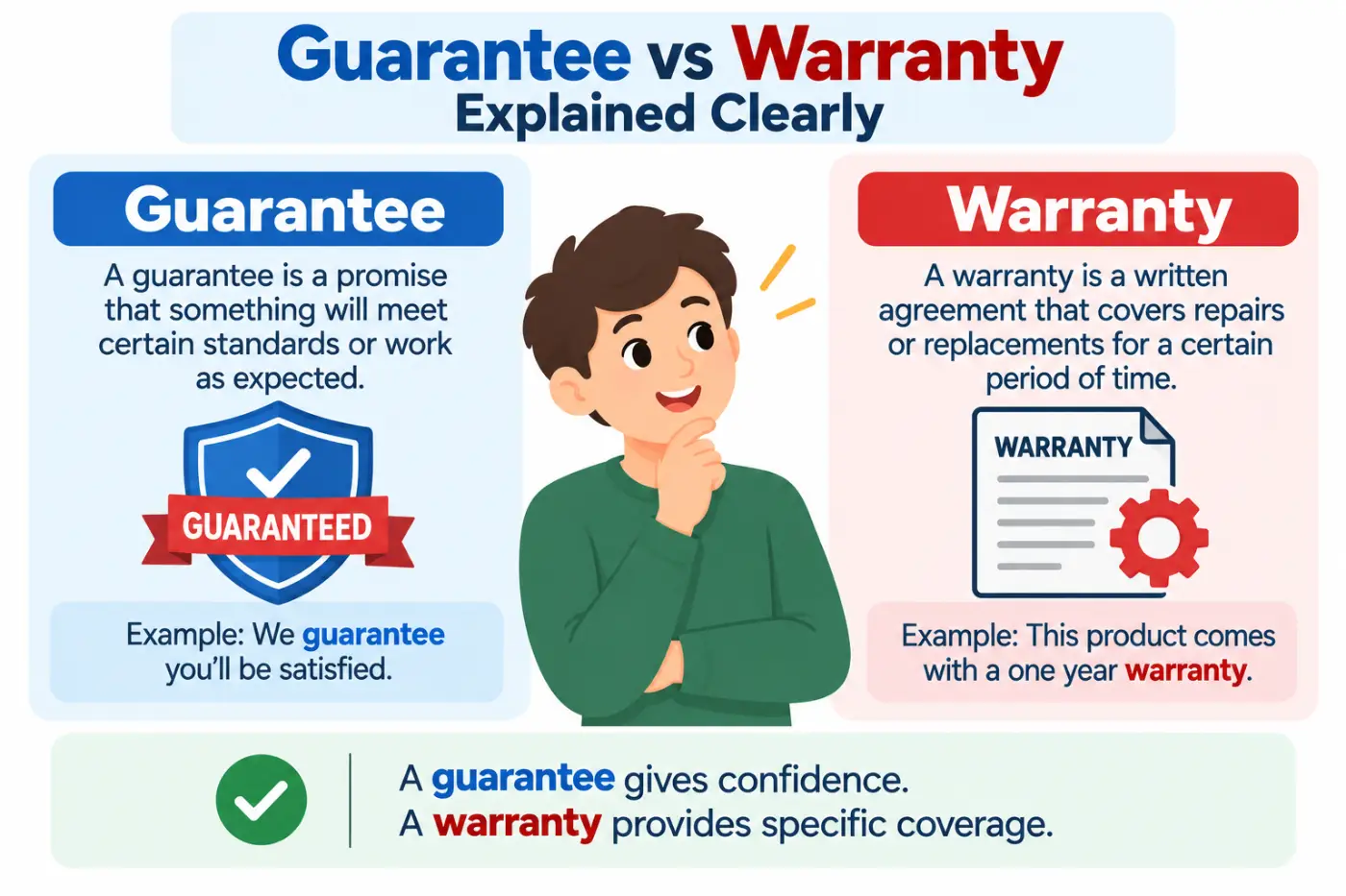Guarantee vs Warranty Explained Clearly