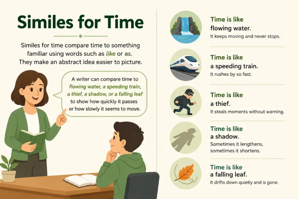 140+Similes for Time That Make Time Easy to Picture - Clear Wordly
