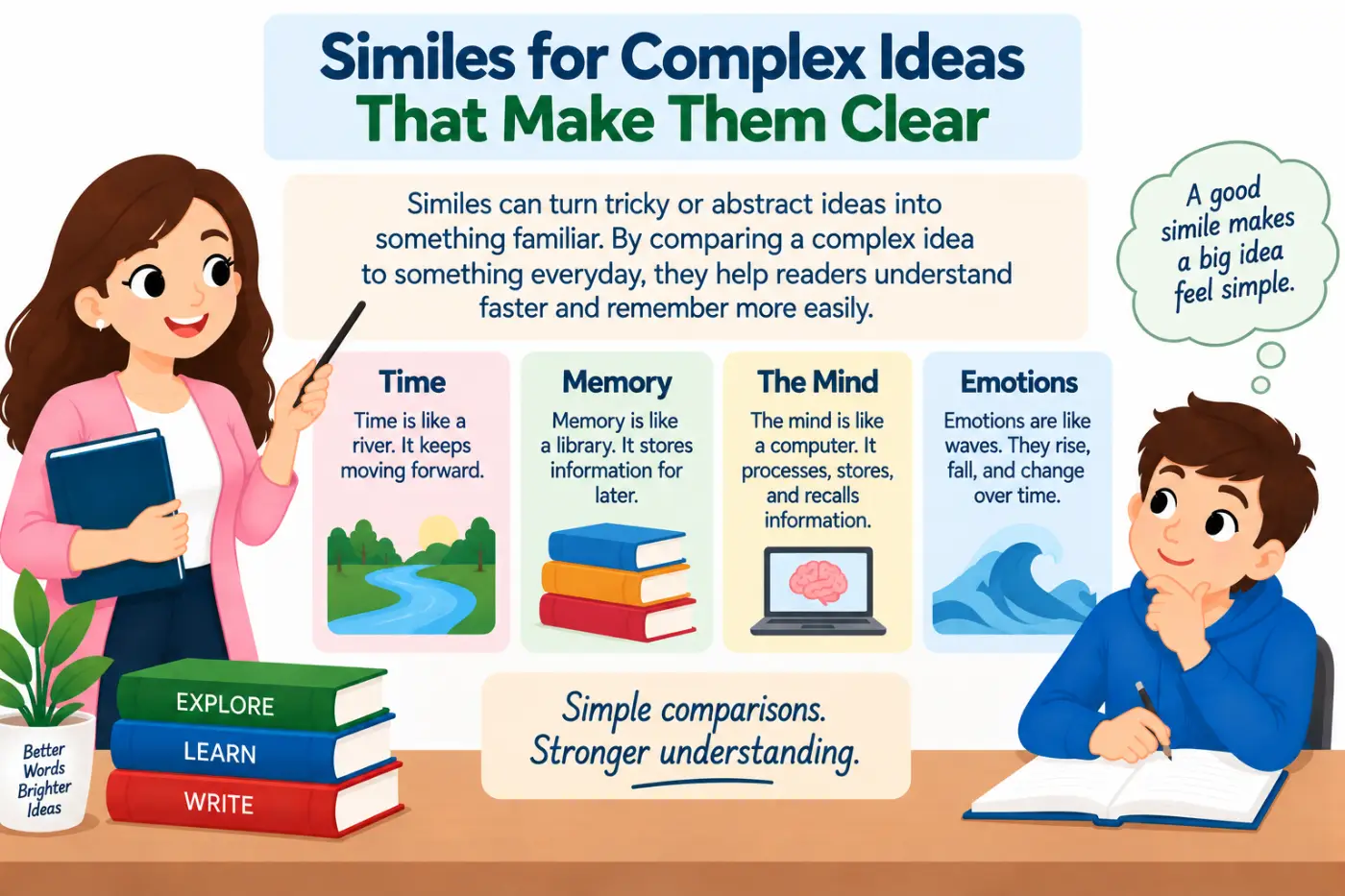 Similes for Complex Ideas That Make Them Clear