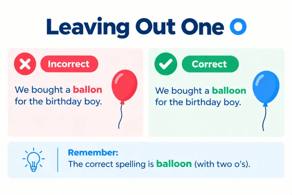 Common Balloon Spelling Mistakes
