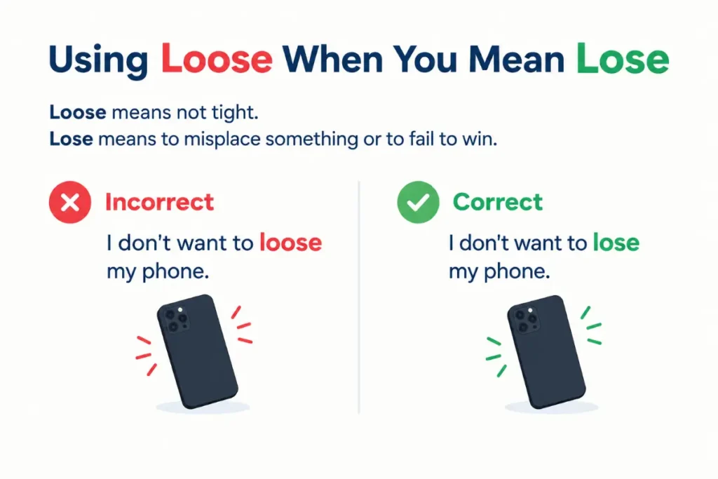 Common Mistakes With Lose And Loose