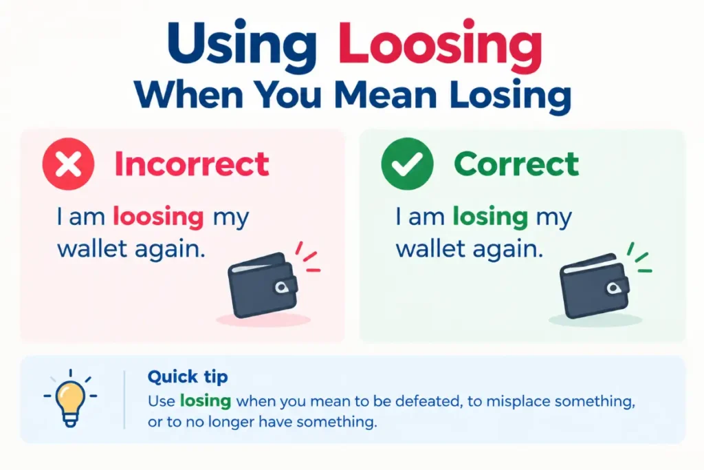 Common Mistakes With Losing and Loosing